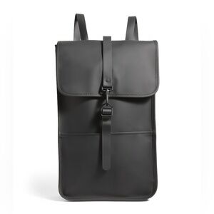 Rains Black Water Proof Tech Backpack